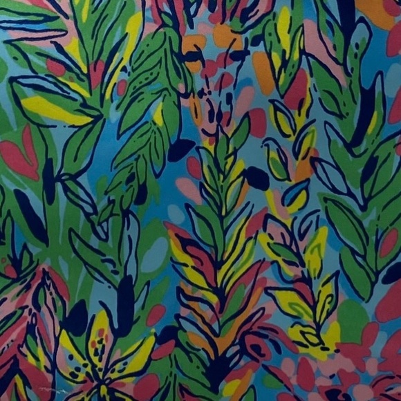 Lilly Pulitzer Beach Bag Large Insulated Tote Colorful Vibrant Shoulder Bag - Picture 2 of 15